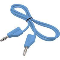 VOLTCRAFT MSB-300 Meetsnoer Banaanstekker 4 mm Banaanstekker 4 mm 0.50 m Blauw 1 stuk(s) - thumbnail
