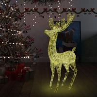 Kerstdecoratie rendier 250 LED's warmwit 180 cm acryl - thumbnail