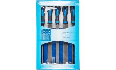 PFERD TOOLS 11801543 Werkplaatsvijlenset kap 3 in PVC-roltas incl. kartonnen doosje Lengte 250 mm 1 stuk(s) PFERD TOOLS 11801543 Werkplaatsvijlenset kap 3 in PVC-roltas incl. kartonnen doosje Lengte 250 mm 1 stuk(s)