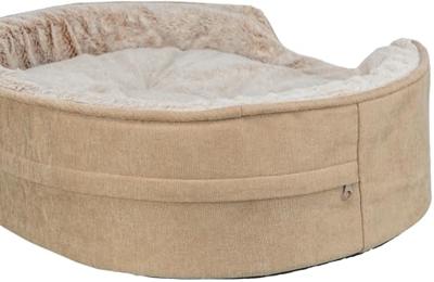 Trixie vital hondenmand lino soft ovaal beige / creme