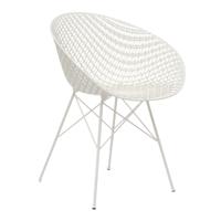 Kartell Smatrik eetkamerstoel Wit - thumbnail