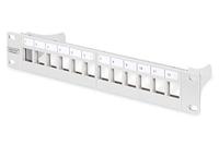 Digitus DN-91419 10 inch Frontplaat voor patchkast Grijs-wit (RAL 7035) - thumbnail
