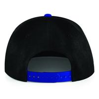 Beechfield CB660 Original Flat Peak Snapback Cap - Black/Grey - One Size - thumbnail