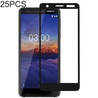 25 stuks volledige lijm volledige cover Screen Protector gehard glas film voor Nokia 3 1 - thumbnail