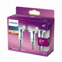 Philips LED 77425700 LED Energielabel F (A - G) E14 Reflector 2.8 W = 40 W Warmwit (Ø x l) 5 cm x 8.4 cm 2 stuk(s) - thumbnail