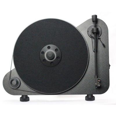 Pro-Ject VT-E R Verticale Platenspeler - Innovatief Staand of Liggend Ontwerp - Stille Synchrone Motor - Aluminium Toonarm - Zwart