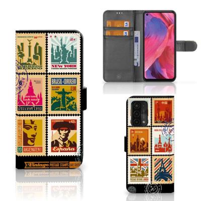 OPPO A54 5G | A74 5G | A93 5G | Flip Cover | Postzegels OPPO A54 5G | A74 5G | A93 5G | Flip Cover | Postzegels