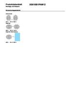 Telemecanique Inductieve naderingsschakelaar M18 Vlak Digitaal, PNP XS618B1PAM12 - thumbnail