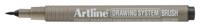 Fineliner artline technisch brush zwart | 12 stuks - thumbnail