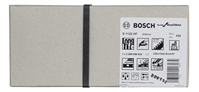 Bosch Professional S1122HF Reciprozaagblad 225mm Flexible for Wood and Metal VE=100 - 2608656034 - thumbnail