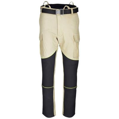 DEHN 785784 Veiligheidsbroek Maat: XXL EN ISO 14116 Beige, Zwart