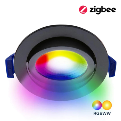 EcoDim Zigbee LED Inbouwspot - RGBWW 2700K-6000K