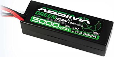 Absima LiPo accupack 11.1 V 5000 mAh Aantal cellen: 3 50 C Stick hardcase XT60