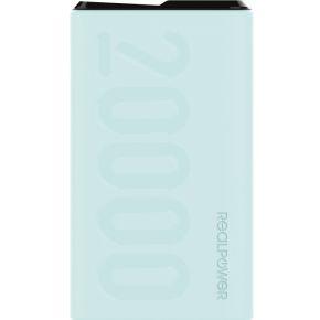 RealPower PB-20000PD+ Powerbank 20000 mAh Lithium Groen