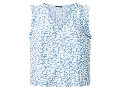 esmara Dames blousetop (44, Blauw)