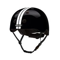 Melon Urban active fietshelm zwart/wit maat 46-52 cm - thumbnail