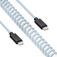 Akyga USB-kabel USB 2.0 USB-C stekker 3.00 m Wit AK-USB-49 - thumbnail