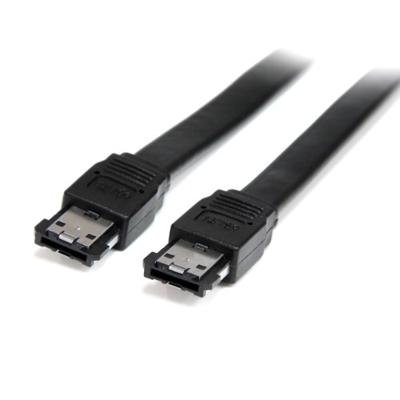 StarTech.com 2m eSATA kabel afgeschermd - st/st - zwart - externe eSATA naar SATA 3.0 6 GB aansluitkabel afgeschermd
