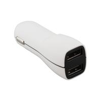 Xccess Car Charger Dual USB 2.1A White - thumbnail