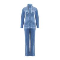 Velours huispak - Cadat Blue - Nos - Warm winter pyjama pak dames - thumbnail