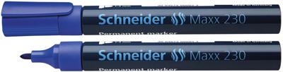Schneider Marker permanent 230 rond blauw 10st Schneider Marker permanent 230 rond blauw 10st