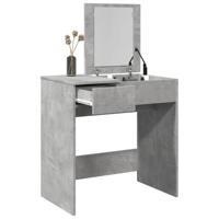 Kaptafel met spiegel 73x46,5x120 cm betongrijs - thumbnail