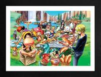 One Piece Framed Print - Hot-Dog Party (30x40cm) - thumbnail