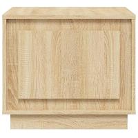 Salontafel 51x50x44 cm bewerkt hout sonoma eikenkleurig - thumbnail