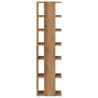 Schoenenkasten 2 st 28x27x102 cm bewerkt hout artisanaal eiken - thumbnail