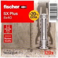 Fischer 573161 SX Plus Plug 40 mm 8 mm 120 stuk(s) - thumbnail