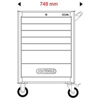 KS Tools 897.7515 Werkplaatswagen Plaatstaal Kleur (specifiek): Zwart, Rood - thumbnail