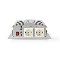 Stroomomvormer Gemodificeerde Sinusgolf | 24 V DC - 230 V AC | 1000 W | 2x Schuko-Uitgang | Oplaadfunctie - thumbnail