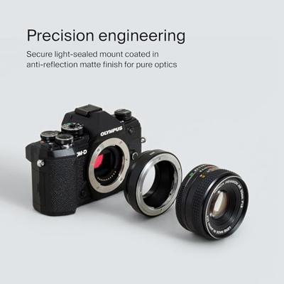 Urth Lens Mount Adapter: Compatible with Konica AR Lens to Micro Four Thirds (M4/3) Camera Body