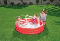 Bestway Opblaasbaar Kinderzwembad 3 Ringen Eco Kleur Assortiment 152x30 cm +2 Jaar Tuin 51026 - thumbnail