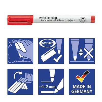 Staedtler Lumocolor 341 WP6 Whiteboardmarker Willekeurige kleur (geen keuze mogelijk) 1 stuk(s)