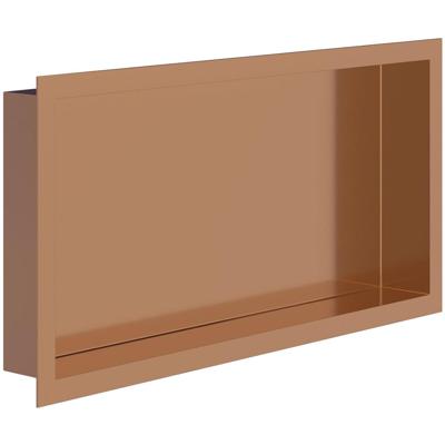 Inbouwnis Geborsteld Koper 30x60x7cm - Luxe Messing Niche