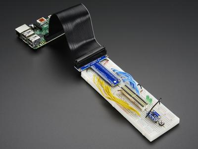 Adafruit Geassembleerde Pi T-Cobbler Plus - GPIO Breakout [ADA2028]