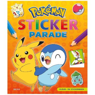 Deltas Pokemon sticker parade kleur- en stickerboek