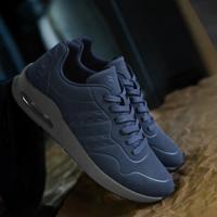 1+1 gratis | Heren Sneaker Hank | Middenblauw/Antraciet - thumbnail