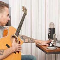 Blue Yeti USB Microfoon voor Opname, Streaming, Gaming, Podcasting, Condensator-Mic voor Laptop of Computer, PC en Mac, Blue VO!CE Effecten, Verstelbare Standaard, Plug and Play - Zwart zilver - thumbnail