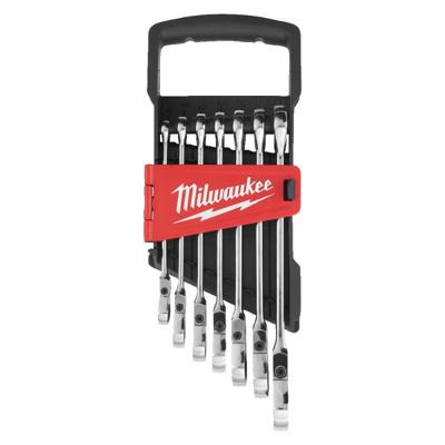 Milwaukee steek- en ratelsleutel set | max bite flex | 7-delig - 4932478557