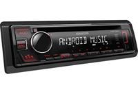 Kenwood KDC-130UR CD-autoradio met RDS (high-performance tuner, USB, AUX-ingang, Android Control, Bass Boost, 4x50 Watt, Rood) Zwart - thumbnail