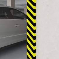 VidaXL Hoekbeschermer 6x2x101,5 cm pu geel en zwart - thumbnail