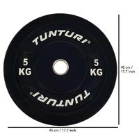 Tunturi Halterschijf | 1 x 5kg | Black - thumbnail