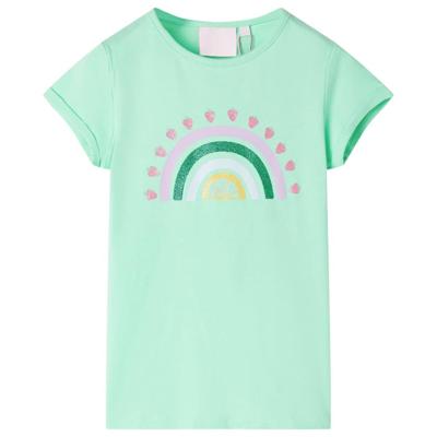 VidaXL Kindershirt 116 felgroen