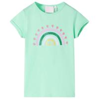 VidaXL Kindershirt 116 felgroen - thumbnail