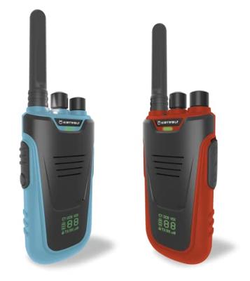 Kidytalk - Oplaadbare Walkie Talkie - KIDYWOLF blauw