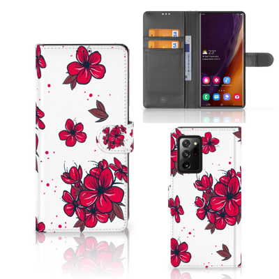 Samsung Galaxy Note20 Ultra Hoesje Blossom Red Samsung Galaxy Note20 Ultra Hoesje Blossom Red