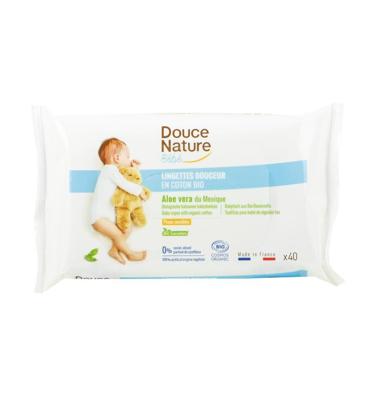 Douce Nature Babydoekjes katoen bio (40 st)