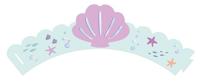 Cupcake Decoratie Set Zeemeermin Magic (6st) - thumbnail